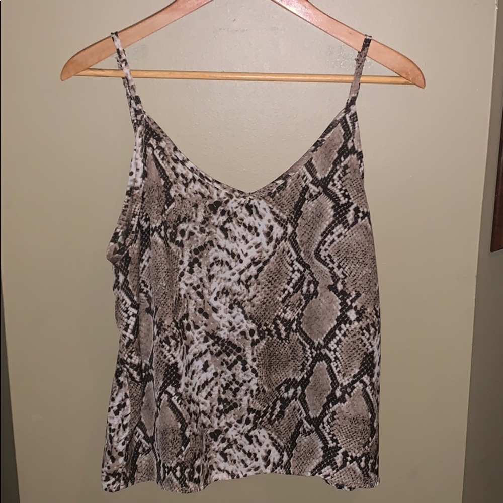 Shein snakeskin cami NWOT